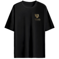Marshmallow Heart unisex graphic t-shirt in black with adorable heart design - VSAS Attire